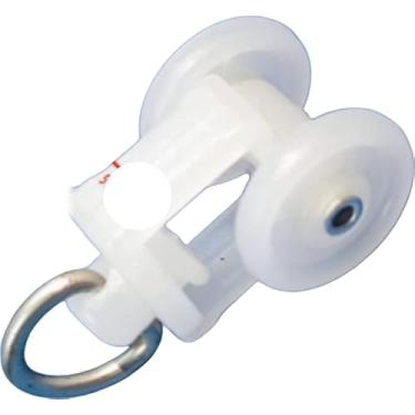 Imagem de 50 peças de ganchos de trilho de cortina de plástico para teto, cortina deslizante, acessórios para sala de estar, quarto, chuveiro, privacidade, divisória e ganchos (G)