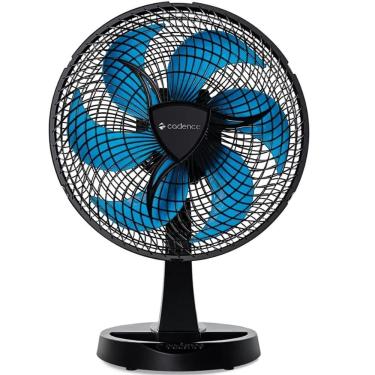Imagem de Ventilador de Mesa 30cm Cadence 50W 3 Velocidades Preto Azul 220V