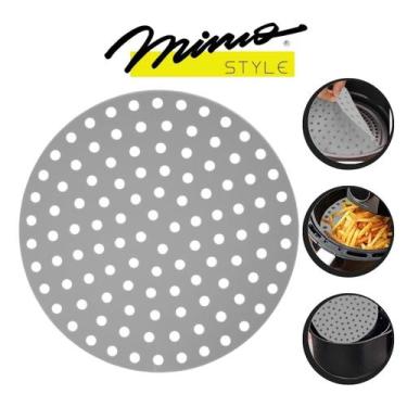 Imagem de Forro Tapete Silicone para Fritadeira Air Fryer Antiaderente - Mimo St