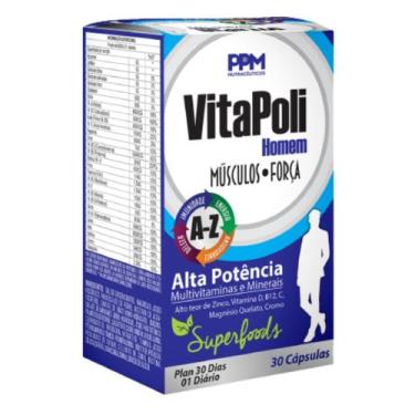 Imagem de Vitapoli homem az 600mg + músculos + força - PPM NUTRA  