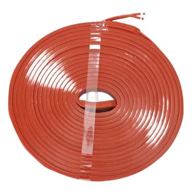 Imagem de 375W Tubo de água Fita de Calor 15x5000mm, Fio de Arame Nicromo Isolante Cabo de Aquecimento de Silicone para Tubos de Plástico de Metal