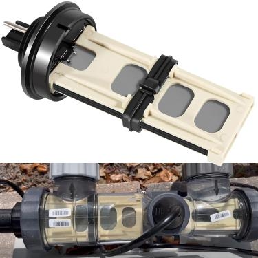 Imagem de mooncar Peças De Reposição Para Eletrodo Titânio 11904, Adequadas Sistema Cloro Água Salgada Intex Krystal Clear, Aplicações Em Piscinas Ou Spas Eco6110, Eco6220, Eco6230, Qs1200