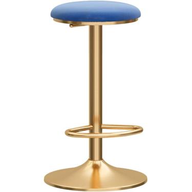 Imagem de Cadeira de bar, altura ajustável nas bancas de jantar em casa, cadeira de balcão, cadeira de café decorativa multifuncional, G, 40 * 60-80cm