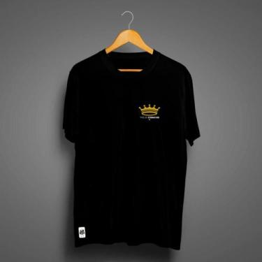 Imagem de Camiseta Santos Masculino Zé Carretilha Eterno Rei, Preto, GG
