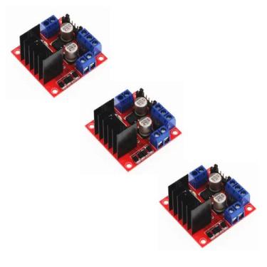 Imagem de Kit 3 peças Ponte H Dupla L298n Driver Motor Esp8266 Arduino - ATMX