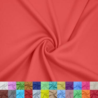 Imagem de Stylish FABRIC Forro interloque 100% poliéster de 152 cm de largura – tecido de malha leve elástico bidirecional, da The Yard para vestuário, maternidade, decorações de festa, cortinas, artesanato e