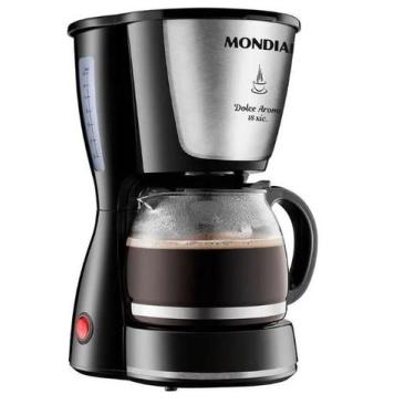 Imagem de Cafeteira Elétrica Mondial C-30-18X Preto 127V, PRETO, 110V