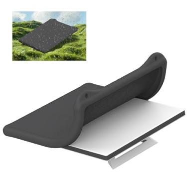 Imagem de ANHONG Capa protetora de silicone compatível com Starlink Mini, acessórios à prova de choque com mosquetão para Starlink Mini Dish (preto)