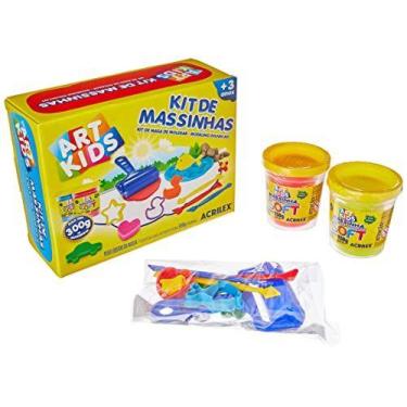 Imagem de Massa Para Modelar Criativa Art Kids 3 300G.C/Moldes - ACRILEX