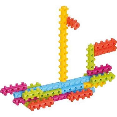 Imagem de Brinquedo Para Montar Pinos Magicos 100 Pecas - ELKA