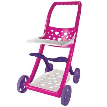 Imagem de Carrinho De Boneca Caroninha Rosa - GGB PLAST