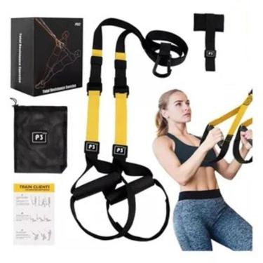 Imagem de Kit Fita De Suspensão Trx Funcional Profissional Ajustável