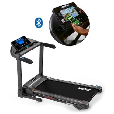 Imagem de Esteira Elétrica Residencial CT100 Connect Bluetooth Inclinação Ajustável Consport 110V