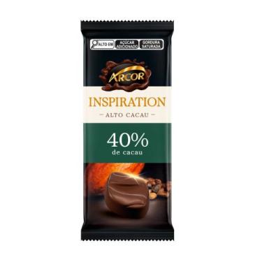 Imagem de Chocolate Arcor Inspiration Alto Cacau 40% 80g