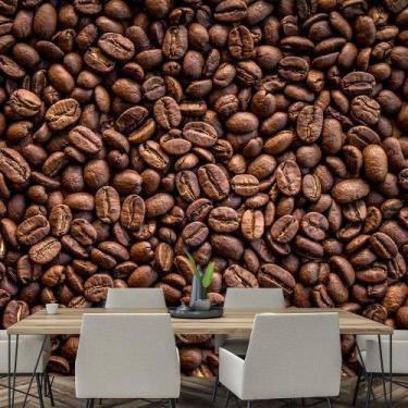 Imagem de Papel de Parede Café Cafeteria Espresso Grãos Sala Painel - 202pcp - A