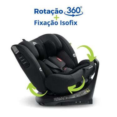 Imagem de Cadeirinha Cadeira Bebê I Size Isofix Reclinável Gira 360 Fisher Price