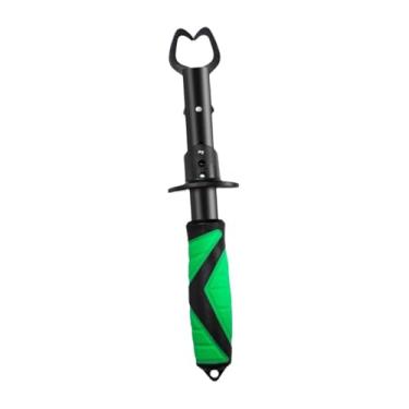 Imagem de Generic Alicate de peixe, ferramenta de com cabo antiderrapante, equipamento de pesca, 40 libras, portátil e resistente, suporte para peixes com, Verde