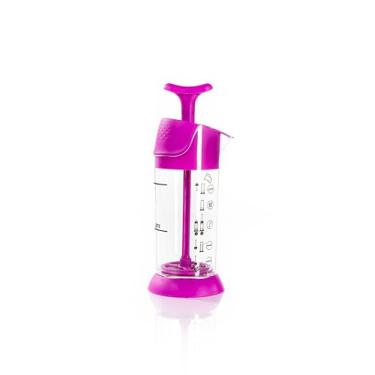 Imagem de Espumador de Leite Pressca – Cremeira Manual Para Leite Quente e Frio, Livre de BPA, Vai ao Micro-ondas, Alta Resistência, Café Cremoso em Segundos- Cor:Rosa