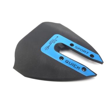 Imagem de SUPREMEMARINE FO2002 Estabilizador Hidrofólio de Cauda de Baleia Marinha para Barcos Externos de 8 a 40 HP e Drives de Popa com Plástico Premium Azul