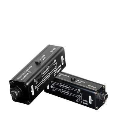 Imagem de Goshyda Passive Hum Eliminator, Isolador de Ruído de Loop de Solo de 6,35 Mm, Chassi de Liga de Alumínio para Guitar