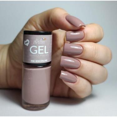 Imagem de Esmalte Efeito Gel Me Escolhe Bella Brazil 9ml  Brilho e Longa Duração