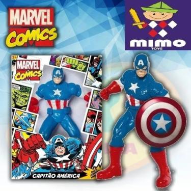 Imagem de Boneco Capitão America Marvel Comics - Mimo 0552