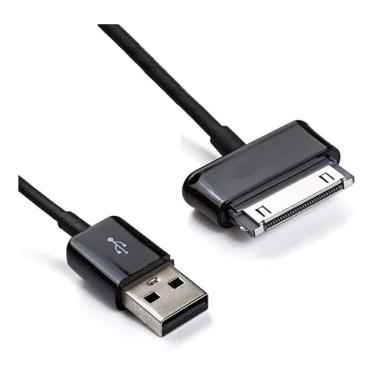 Imagem de CABO DADOS CARREGADOR USB 2.0 PARA TABLET SAMSUNG E SMARTPHONE COM 30 PINOS