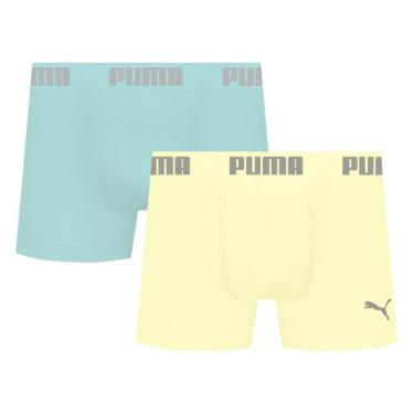 Imagem de Kit 2 Cuecas Puma Boxer Sem Costura Masculina
