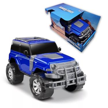 Imagem de Carrinho Jeep 4x4 Caminhonete Render Force Jipe Cores Azul