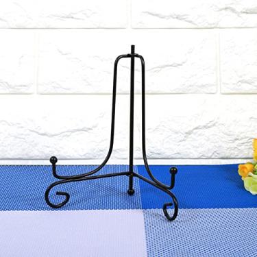 Imagem de Cavalete de ferro, suporte de exibição para placas, molduras, arte, feito de ferro de qualidade, tamanhos disponíveis de 10 a 30 cm (15,2 cm/6 pol.)