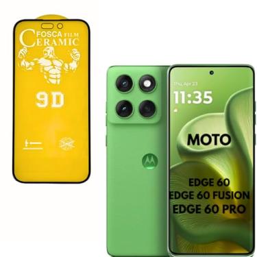 Imagem de Película Ceramica Fosca Curvada MOTO EDGE 60 / EDGE 60 PRO/EDGE 60 FUSION, PROTEÇÃO TOTAL, ANTI-RISCO e NÃO FICA COM MARCA DEDO NA TELA
