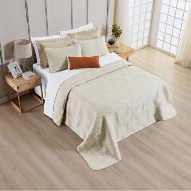 Imagem de Cobre Leito King 200 Fios Matelado Ultrassônico 03 Peças Arcos - BIA E