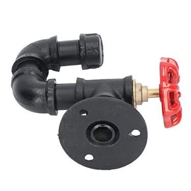 Imagem de GLOGLOW Gancho de Armazenamento para Tubo Industrial, Rack de Gancho, Ferro, Resistente, Estilo Rústico, Montado na Parede para Casa, Escritório, café, Uso Diário No Banheiro (B)