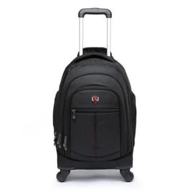Imagem de Mochila Bolsa Swissport Executiva  Rodinha 2 em 1 Viagem Notebook Reforçada 36 Litros-Unissex