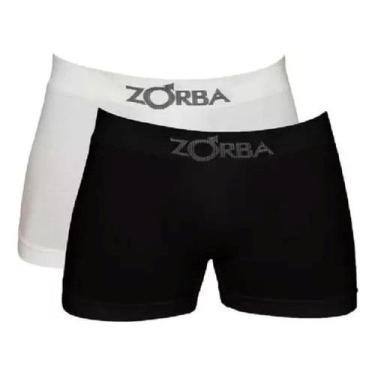 Imagem de Kit 2 Cueca Zorba Boxer Algodão 0781 Casapaula, 027, Br, Pr, M