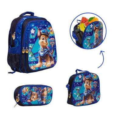 Imagem de Kit Mochila Infantil Creche Patrulha Canina Envio Imediato - Toys 2U