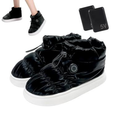 Imagem de Sapatos de aquecimento para pés,Sapatos de aquecimento,Aquecedor portátil para pés de inverno - elétricos para aquecer os, sapatos térmicos para os, inverno confortável deve ter, supri