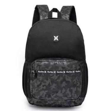 Imagem de Mochila Hurley Casual Notebook Grande Resistente Faculdade Espaçosa 15 Litros-Masculino