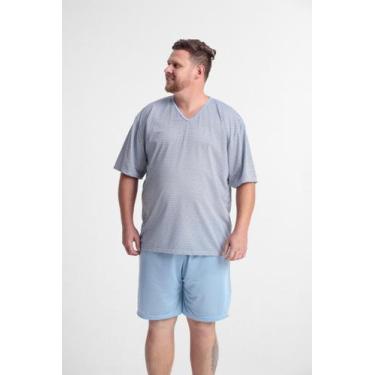 Imagem de Pijama masculino curto plus size - EMC Store, 42
