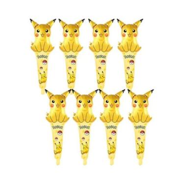 Imagem de Balões De Mão Pikachu Pokémon Para Crianças 8 16 32PCS Decorações De F