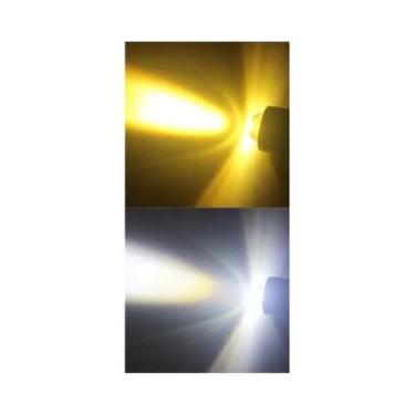 Imagem de Farol De Moto LED Branco Amarelo H4 H6 BA20D P15D Com Lente CSP, Luz A