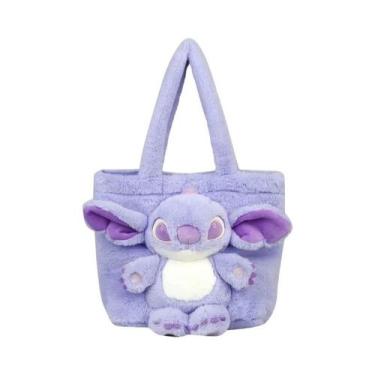 Imagem de Bolsa De Ombro De Pelúcia Fofa Para Meninas, Bolsa De Mão De Morango S