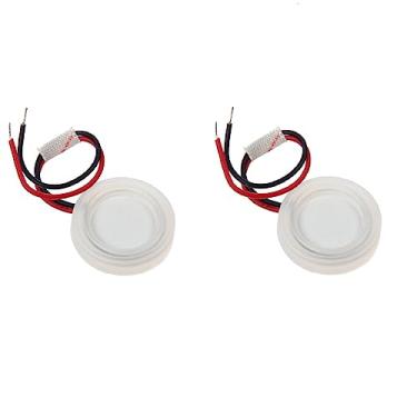 Imagem de GAOHOU 2 peças de 20 mm de névoa ultrassônica nebulizadora, transdutor atomizador, acessório de umidificador de cerâmica