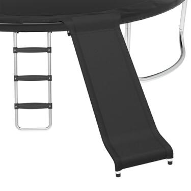 Imagem de AIVEFEN Escada de cama elástica e acessório deslizante, escorrega universal de escada de 3 degraus para crianças, acessórios de trampolim e peças de reposição, serve para quadro de trampolim de 10 12