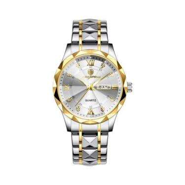 Imagem de Relógio Masculino De Luxo À Prova D'Água Com Luz Quartz PAAZOMU Marca 