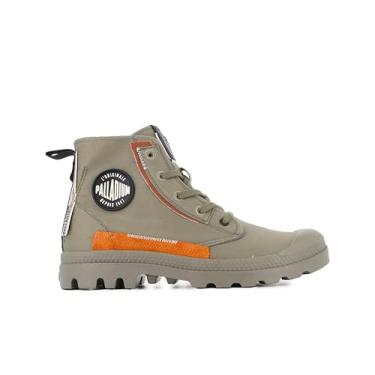 Imagem de Palladium Bota feminina clássica no tornozelo, Marrom, 35