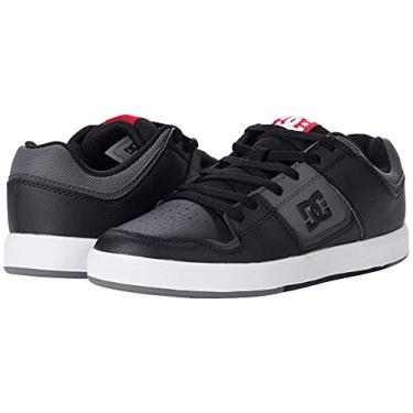 Imagem de DC Tênis masculino de skate casual, cano baixo, cadarço, Preto, 42
