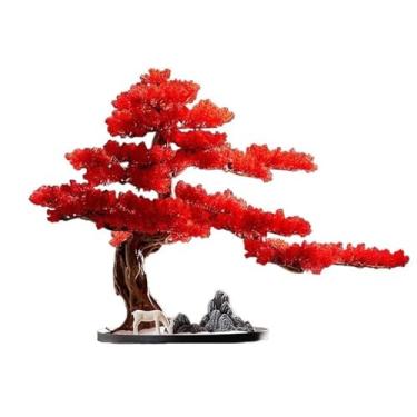 Imagem de Plantas falsas vasos artificiais ornamentos de paisagem ornamentos Feng Shui sala de estar hotel móveis macios decoração de casa decoração de árvore simulação