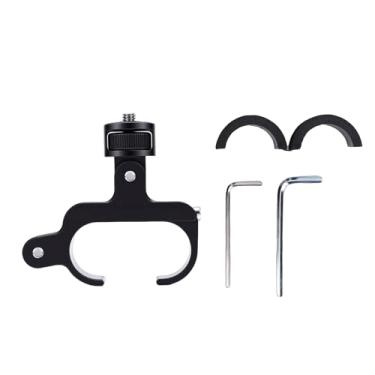 Imagem de Keenso Montagem de Câmera, Montagem de Câmera de Guiador de Bicicleta, de de Ação de Liga de Alumínio Com ângulo Ajustável, para Guiador Plano de Bicicleta de Estrada