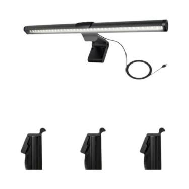 Imagem de Barra De Luz LED Regulável Para Monitor, 3 Cores, Luminária De Mesa Co